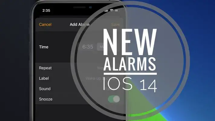 How to set Alarms in iOS 14