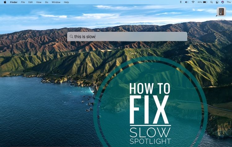 Ricerca Spotlight in ritardo su Mac