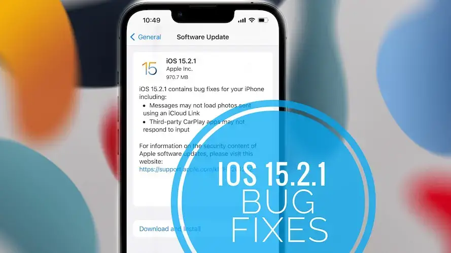 Исправления ошибок iOS 15.2.1