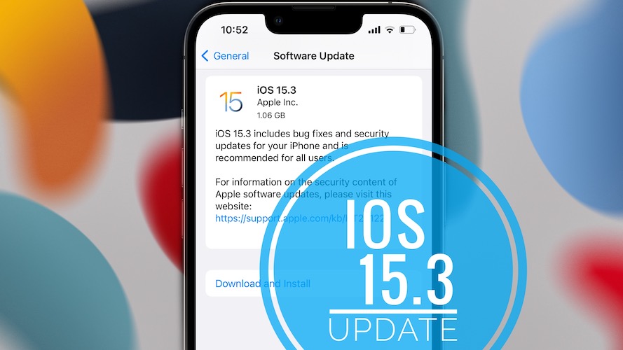 Обновление iOS 15.3