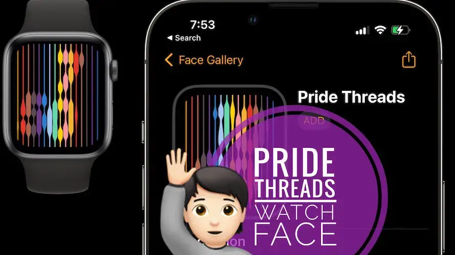 Apple Watch Pride Threads циферблат