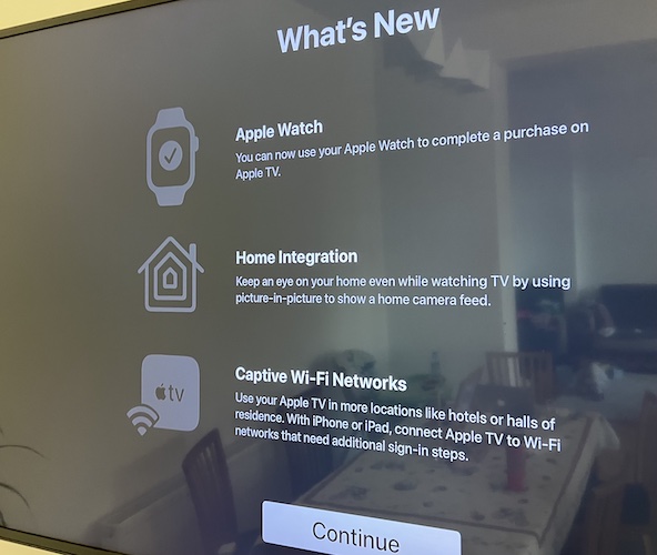 tvOS 15.6 что нового экран
