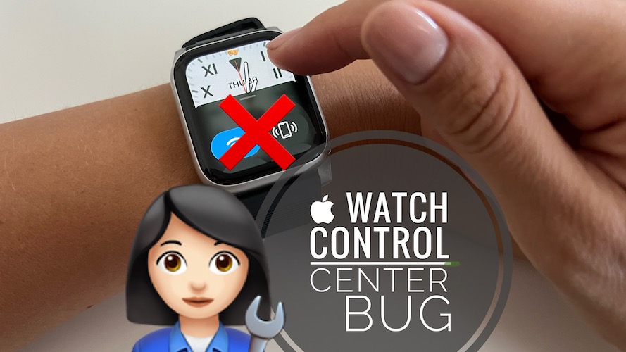 Центр управления Apple Watch не работает