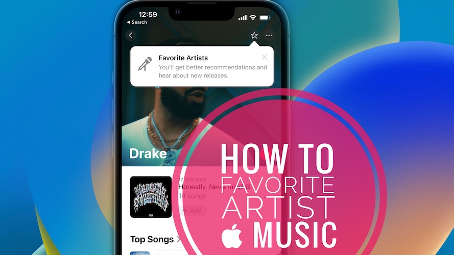 как сделать любимого исполнителя Apple Music