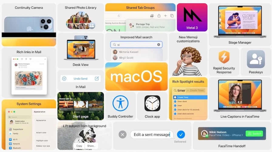 Особенности Macos Ventura