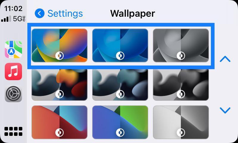 iOS 16 новые обои carplay