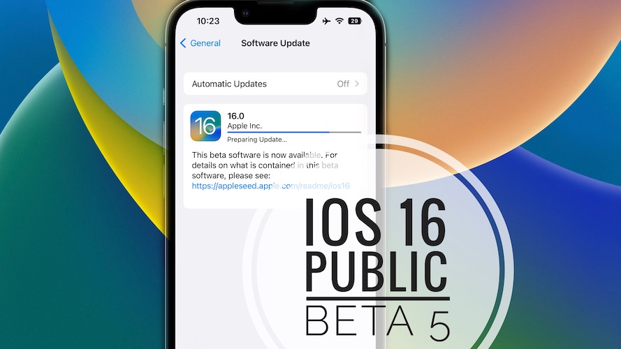 Общедоступная бета-версия iOS 16 5