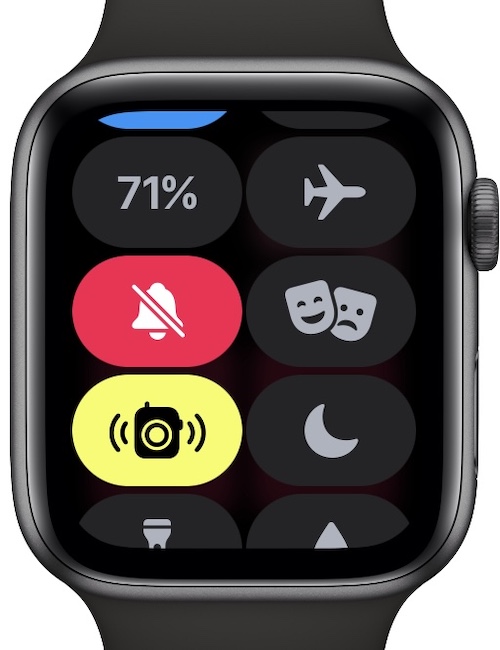 отключить рацию на Apple Watch