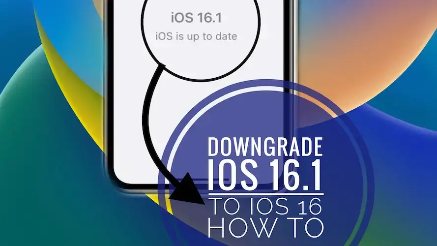 понизить iOS 16.1 до iOS 16