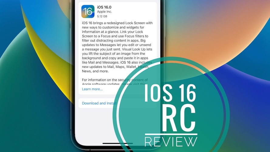 iOS 16 RC