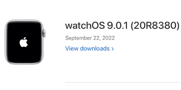 номер сборки watchos 9.0.1