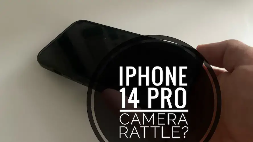 Дребезжит камера iPhone 14 Pro.