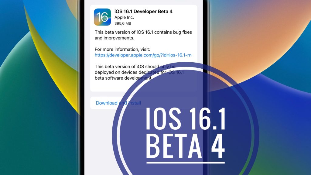 iOS 16.1 бета 4