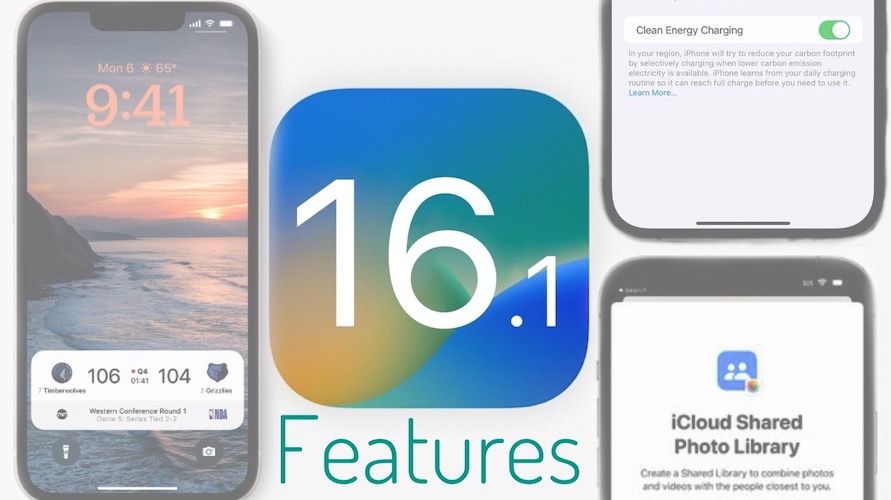 Функции iOS 16.1