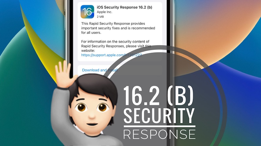Ответ безопасности iOS 16.2 b