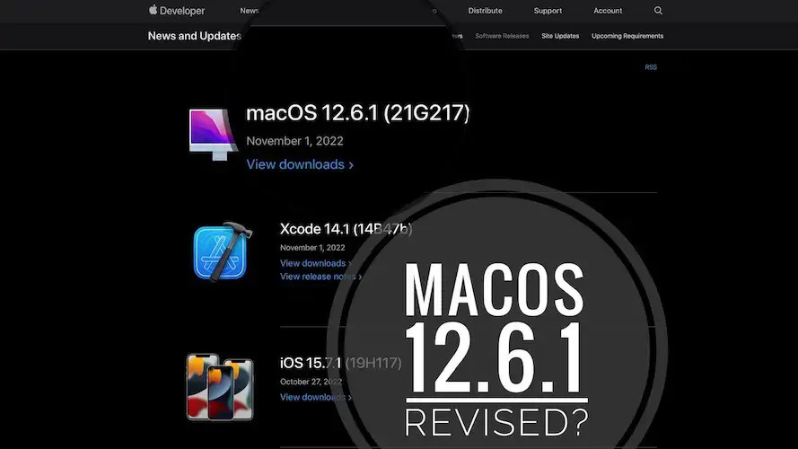 macOS 12.6.1 исправлена