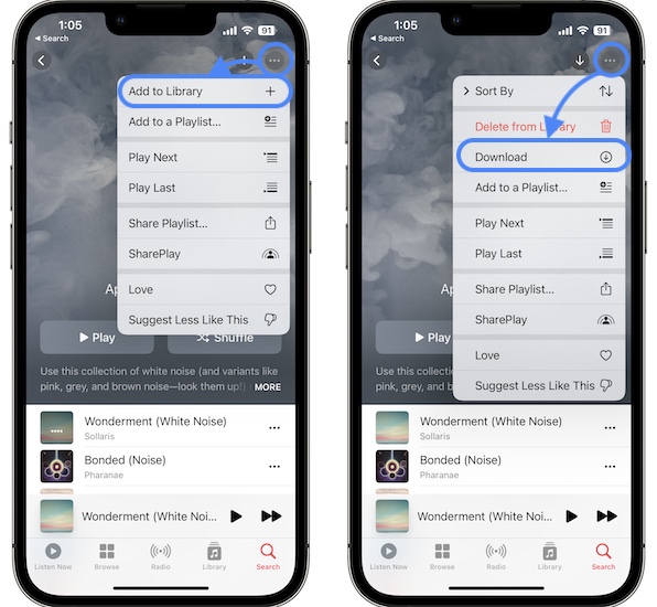 apple music download song ios 16.2