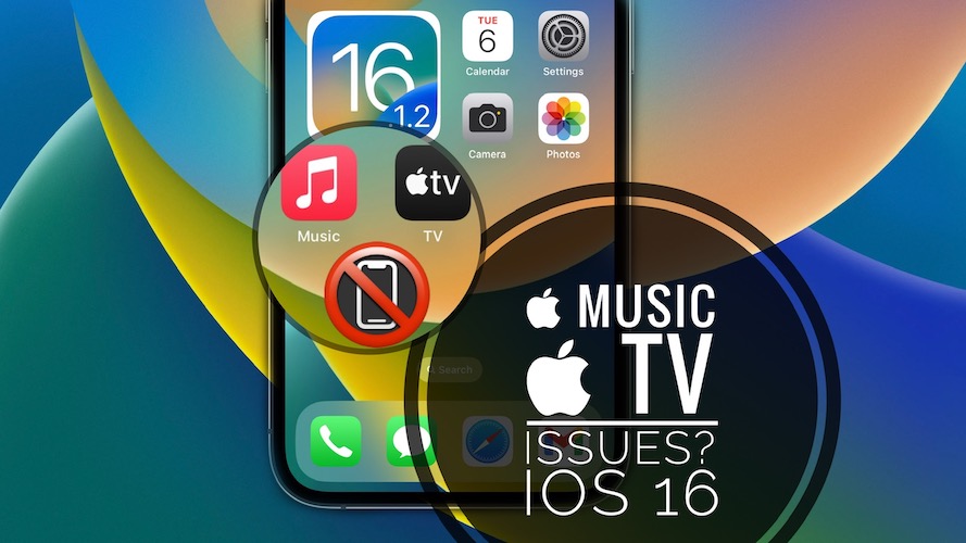 Apple Music не открывается на iOS 16