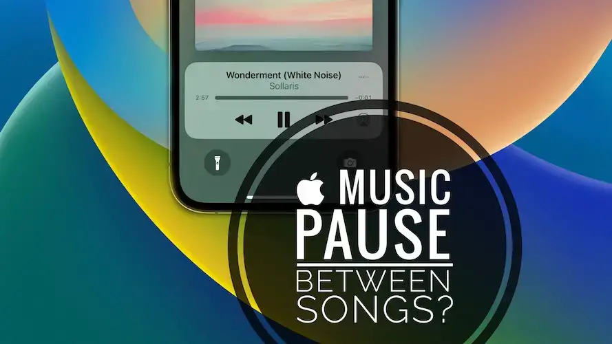 Apple Music пауза между песнями