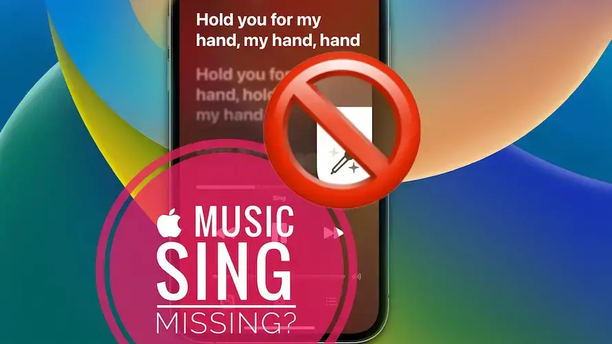 Apple Music Sing недоступен