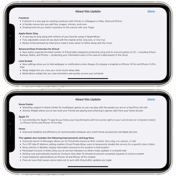 ios 16.2 release notes