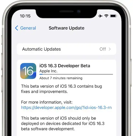 ios 16.3 beta download