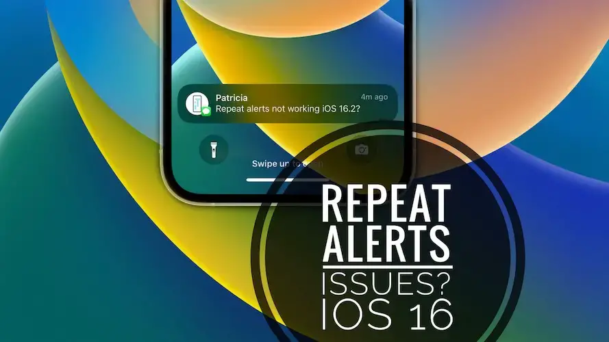 повторные оповещения не работают iOS 16.2