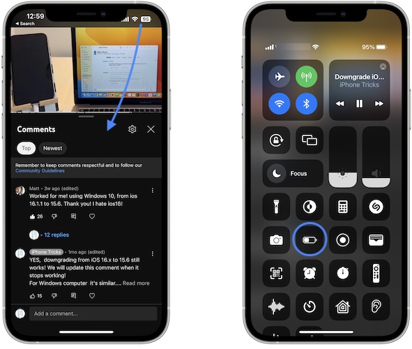 youtube overheating iphone fix low power mode