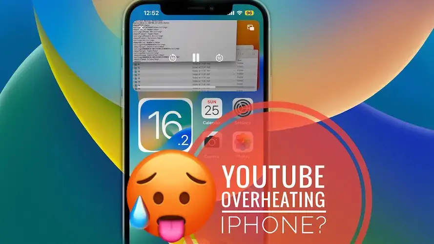ютуб перегревает айфон ios 16
