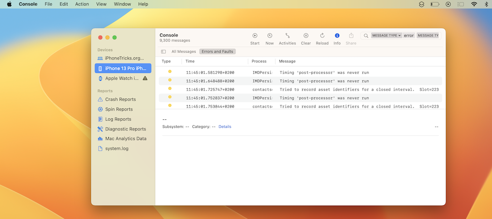 Console app cannot verify server identity trigger
