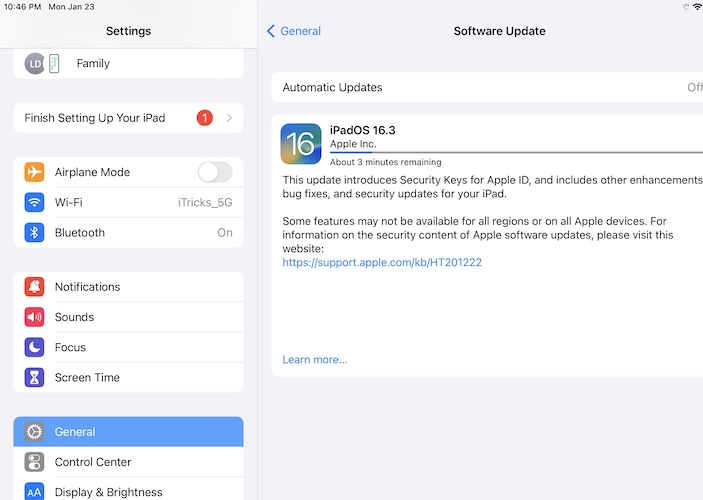 iPadOS 16.3 скачать