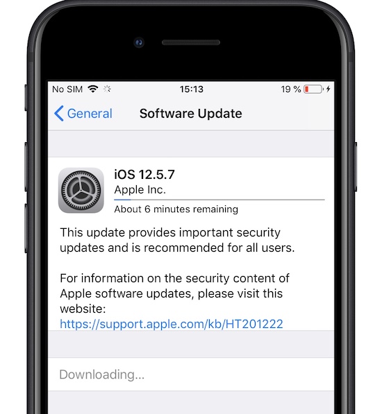 ios 12.5.7 скачать