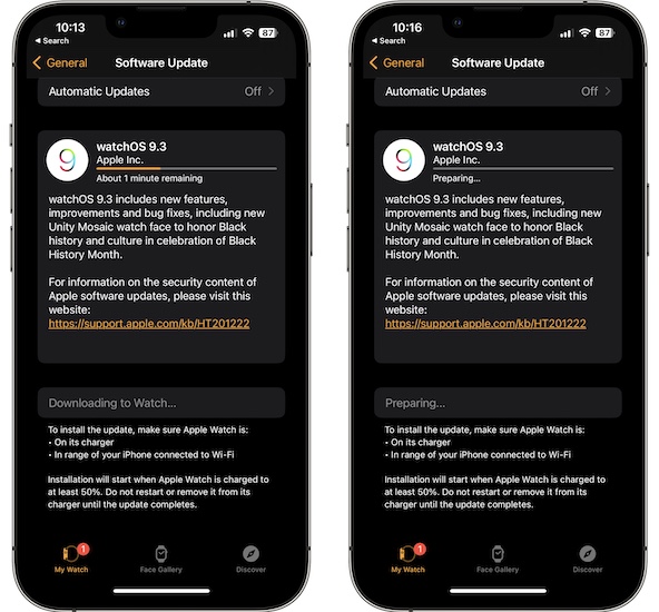 watchos 9.3 скачать