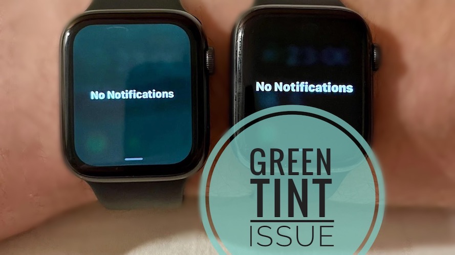 Apple Watch зеленый оттенок watchOS 9.5