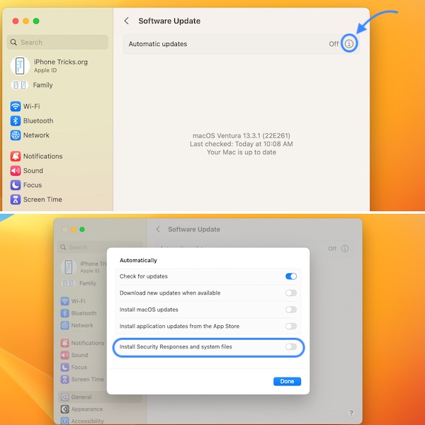 macos 13.3.1a not showing up