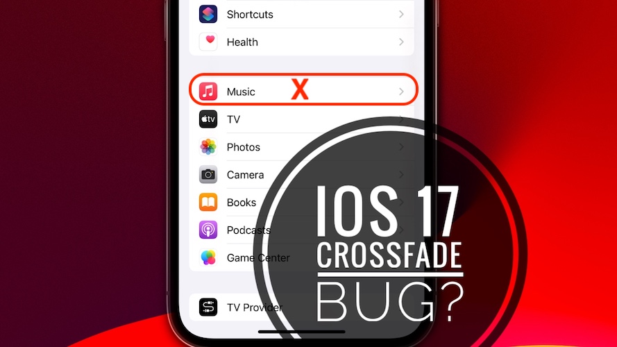 Apple Music Crossfade Bug Бета-версия iOS 17