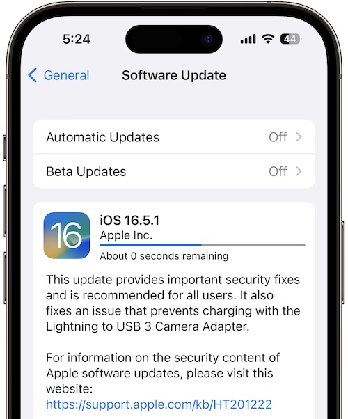 ios 16.5.1 скачать