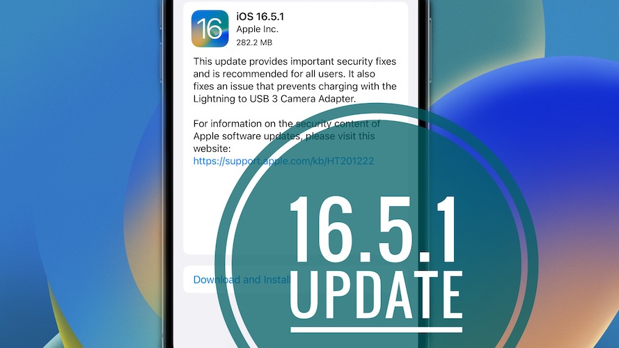 обновление iOS 16.5.1