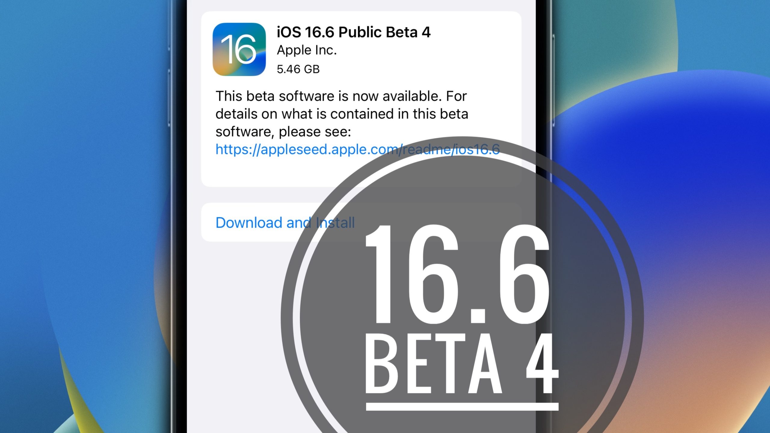 iOS 16.6 бета 4
