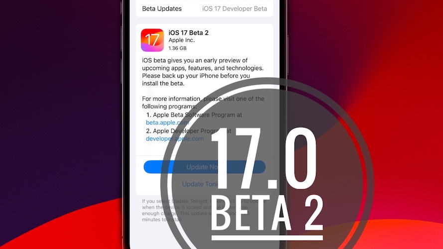 iOS 17 бета 2 обновление
