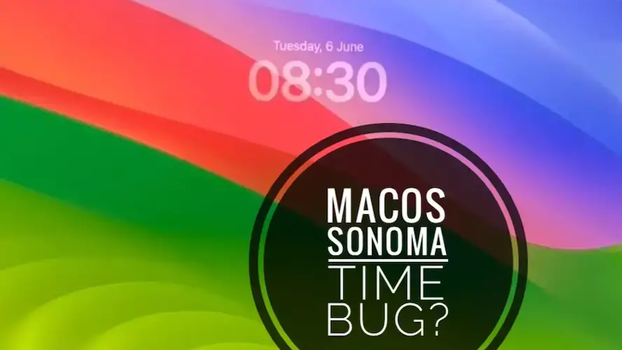 ошибка времени Macos Sonoma