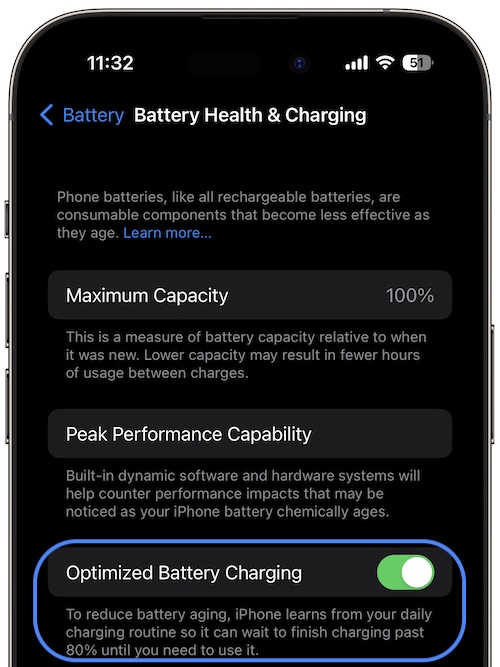 Исправление разрядки батареи iOS 16.5.1