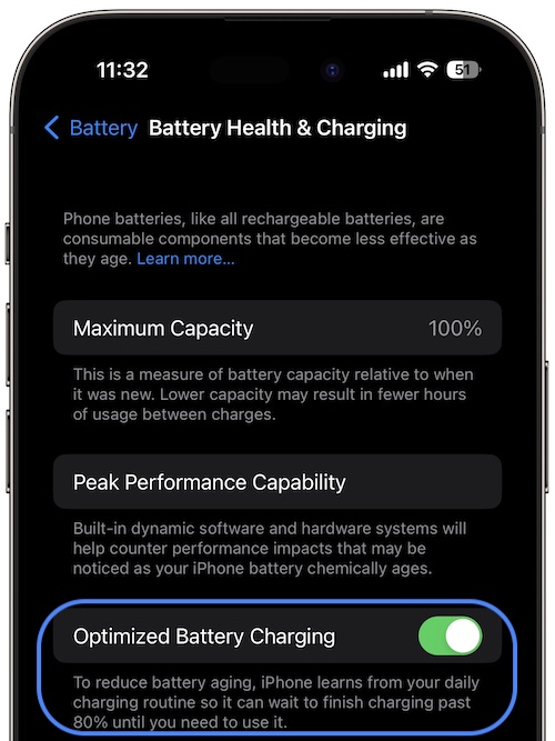 iOS 16.5.1 battery drain fix