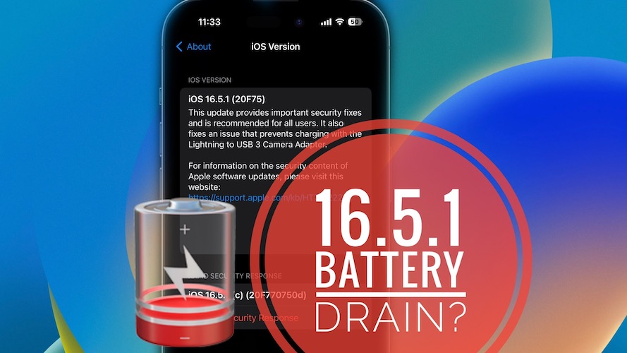 Проблема разрядки батареи iOS 16.5.1