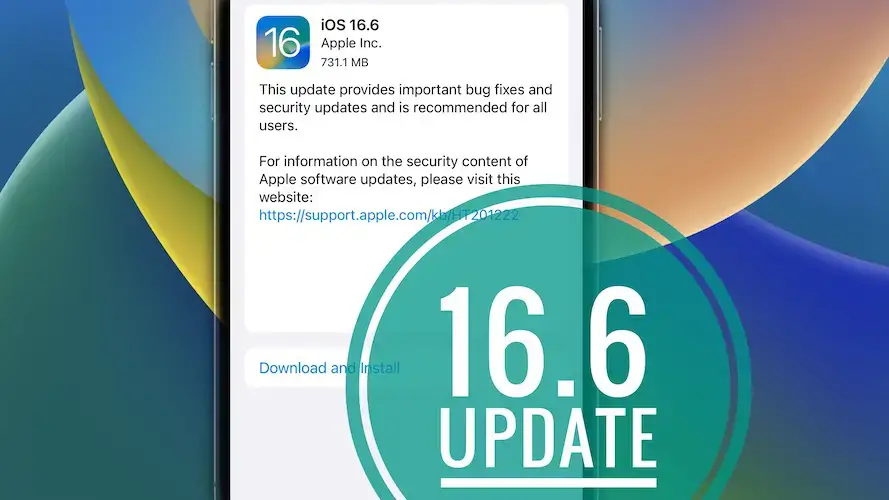 Обновление iOS 16.6