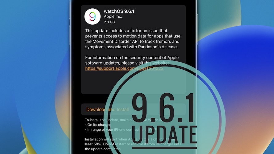 обновление Watchos 9.6.1