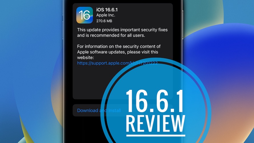 Обновление iOS 16.6.1