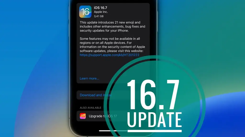 обновление iOS 16.7