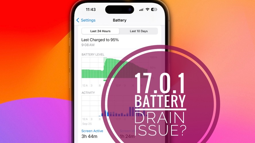 iOS 17: проблемы с разрядкой батареи
