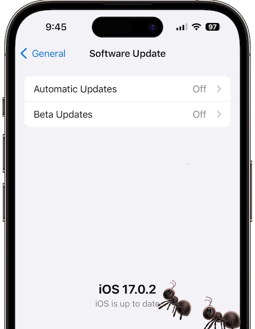 ios 17.0.2 bugs